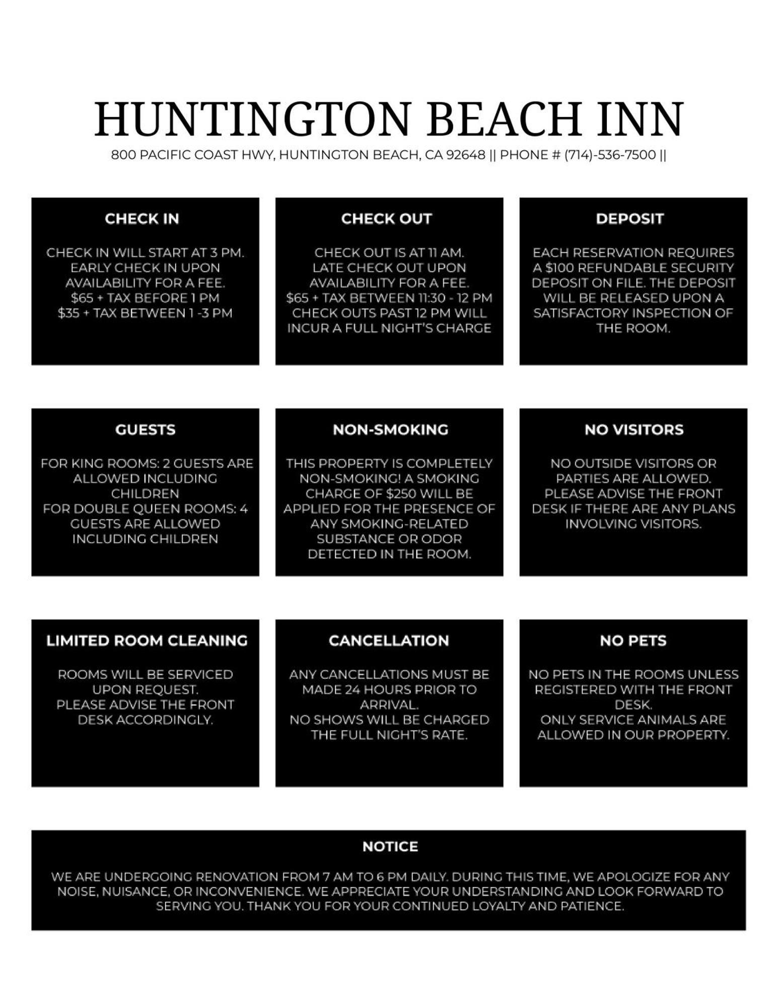 Huntington Beach Inn Zewnętrze zdjęcie